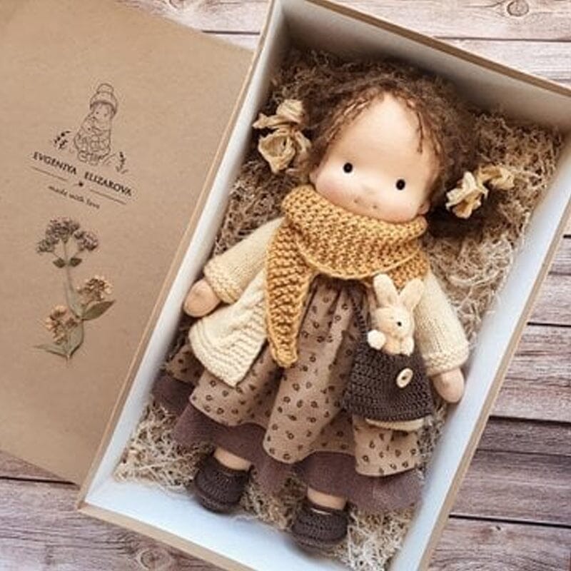 GiftWave Waldorf Doll Cotton-Filled Handmade Mini Dress-Up Doll DIY Gift... — Gift Idea