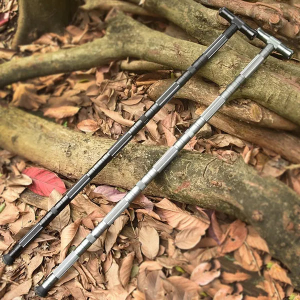 Multifunctional Survival Hiking Pole | The All-in-One Trail Companion