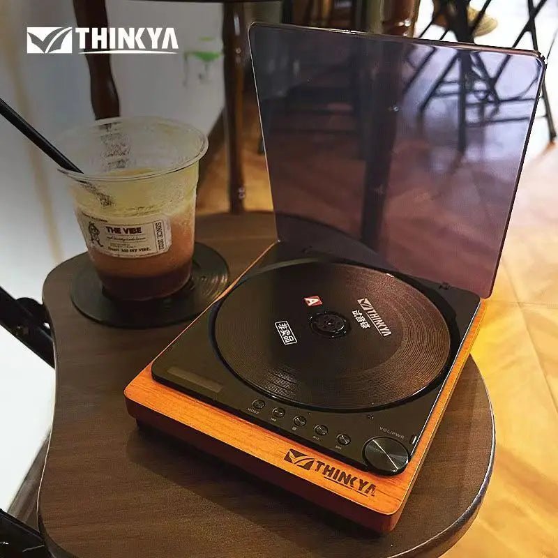 Wooden HiFi CD Player Bluetooth 5.1 SPDIF Optical USB Lossless Retro Desktop Audio No Speaker Remote - GiftWave.co
