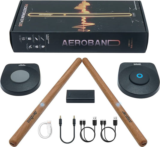 AeroBand BeatMaster AeroDrum 2.0 PLUS - Best Wireless Air Drum System for Musicians