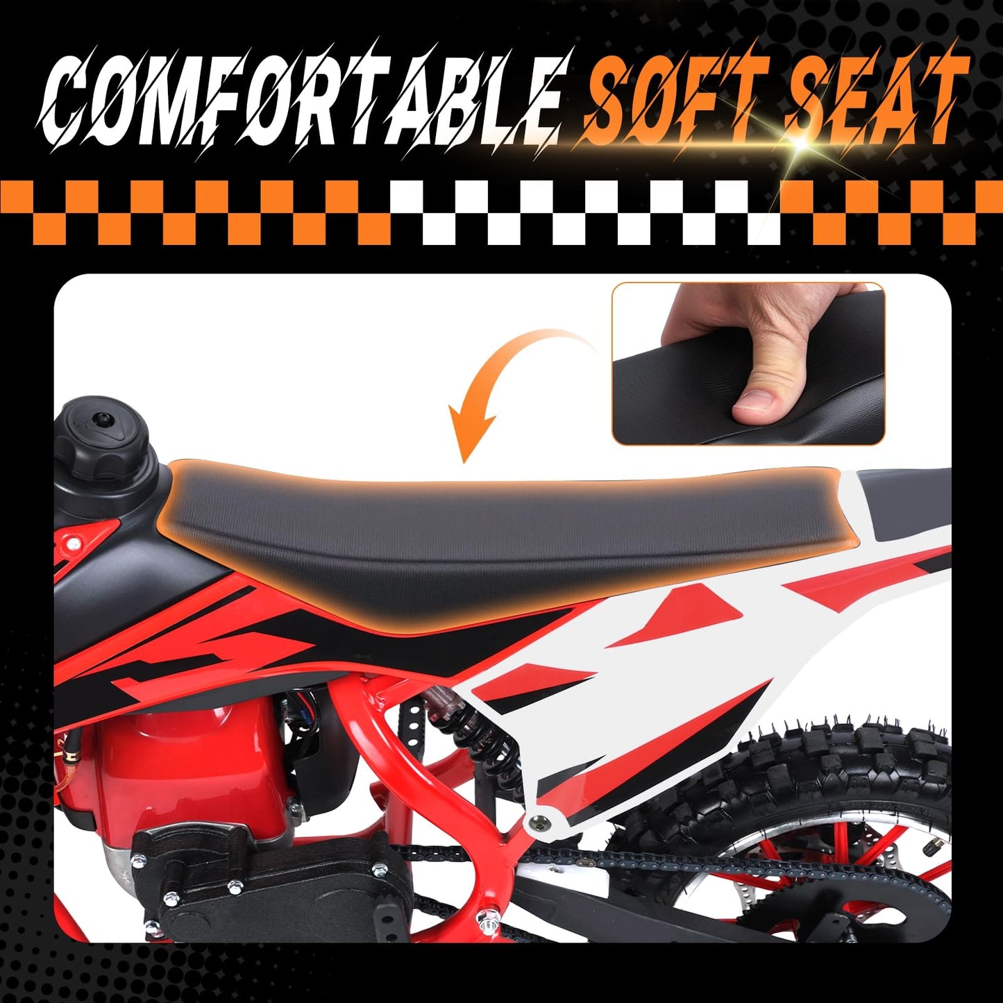 Mini Kids Dirt Bike - Premium 2-Stroke Gas Bike for Teens | Perfect Gift For Kids