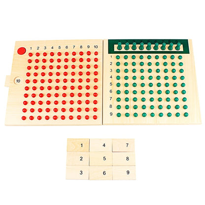 Wooden Montessori Multiplication Boards