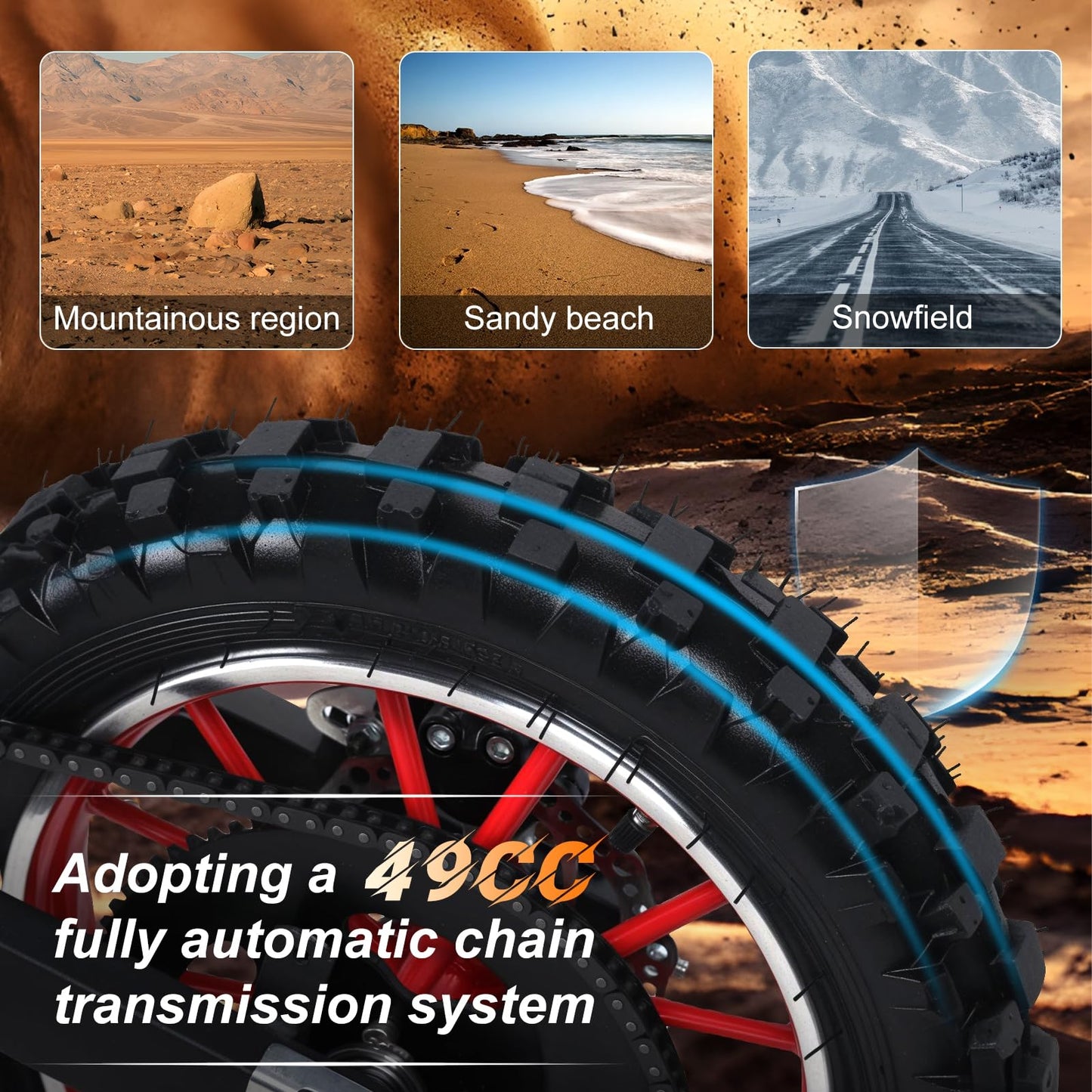 Mini Kids Dirt Bike - Premium 2-Stroke Gas Bike for Teens | Perfect Gift For Kids