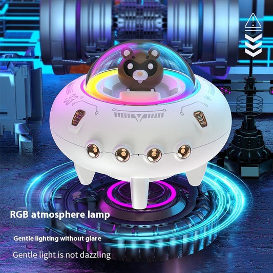 Magnetic Levitating Bluetooth Speaker – UFO Orb 360° Rotation RGB LED Floating Wireless Speaker - GiftWave.co