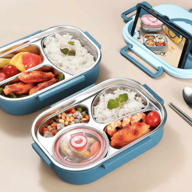 InsulaSteel™ Premium Thermal Lunch Box | Multi-Layer Stainless Steel Foo... — View 5