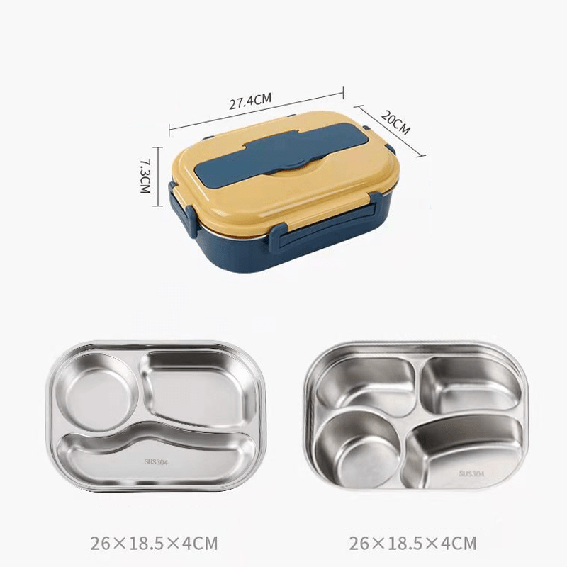 InsulaSteel™ Premium Thermal Lunch Box | Multi-Layer Stainless Steel Foo... — View 6