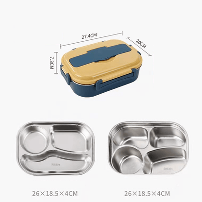 InsulaSteel™ Premium Thermal Lunch Box | Multi-Layer Stainless Steel Foo... — View 6