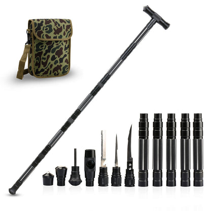 Multifunctional Survival Hiking Pole | The All-in-One Trail Companion