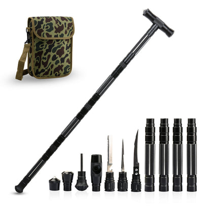 Multifunctional Survival Hiking Pole | The All-in-One Trail Companion