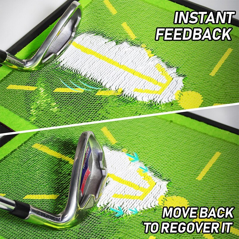 Golf Swing Tracker Mat – Swing Path Detection Practice Mat Indoor Outdoo... — View 5