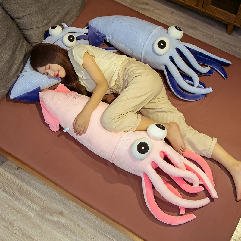 Big Eyes Plush Squid Toy