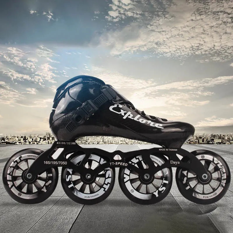 Speed Skates – Professional Racing Inline Skating Shoes for Children (4-Wheeled)