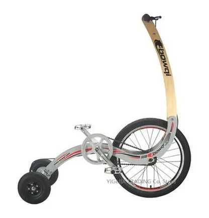 Fold 20 Inch Big Wheel Fitness Stand Up Bike