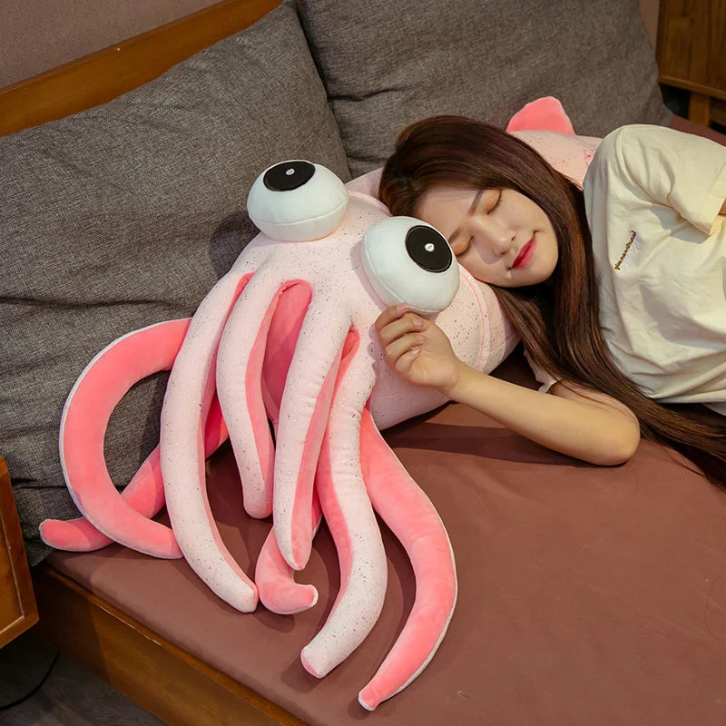 Big Eyes Plush Squid Toy