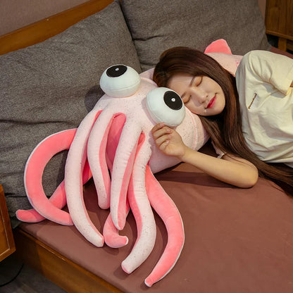 Big Eyes Plush Squid Toy