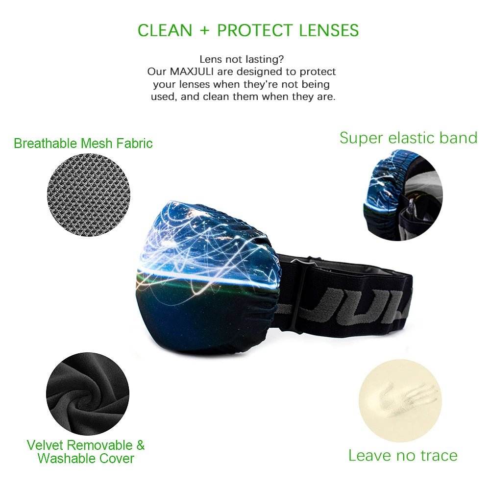MAXJULI Microfiber Goggle Cover – Premium Snow Ski Goggles Overcover 3000 - GiftWave.co