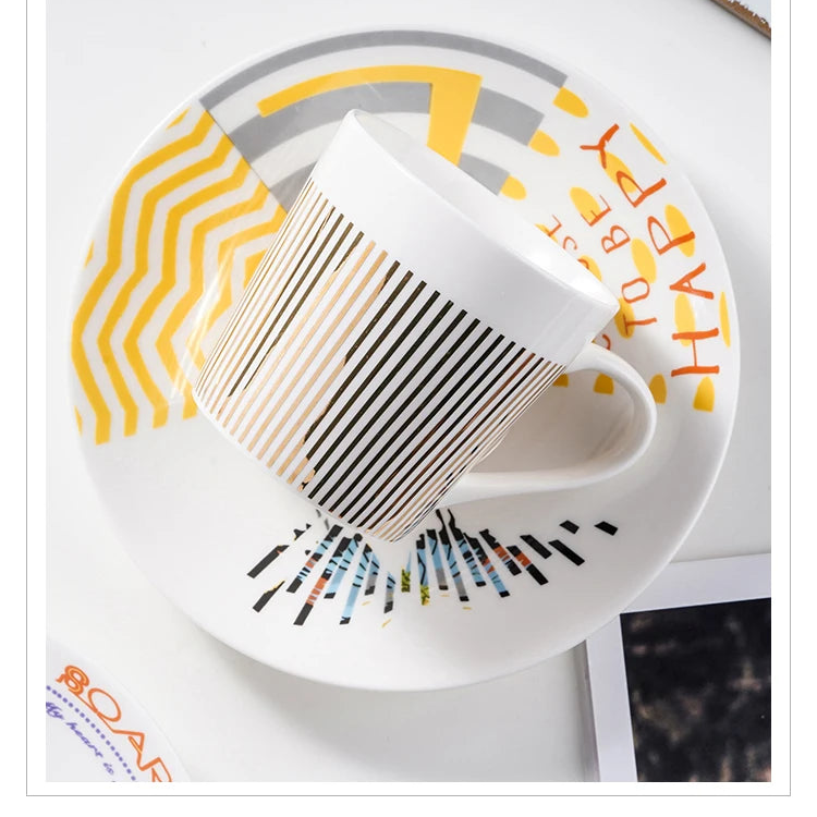 Luycho Anamorphic Mirror Reflection Cup | Locomotion Series Coffee & Tea Set