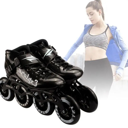 Speed Skates – Professional Racing Inline Skating Shoes for Children (4-Wheeled)
