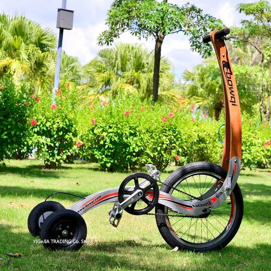 Fold 20 Inch Big Wheel Fitness Stand Up Bike