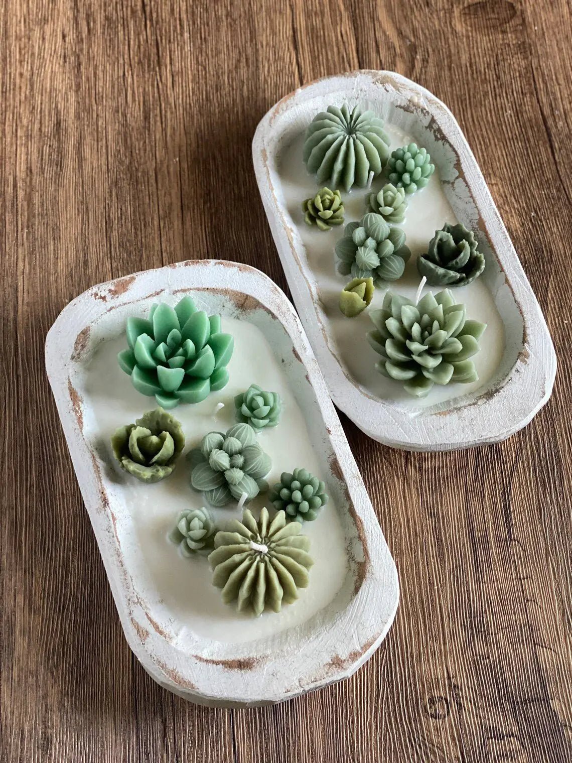 Arizona Dream Scented Cactus Garden Candle in Wooden Bowl — View 59