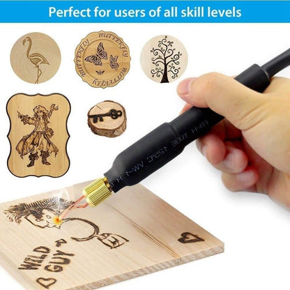 PyroMaster™ Professional Wood Burning Kit for Artists and Crafters - Best Wood Burning Tool