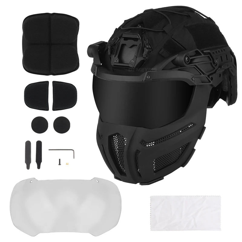 IronStrike FAST Tactical Helmet | High-Impact Airsoft & Wargame Headgear — View 12