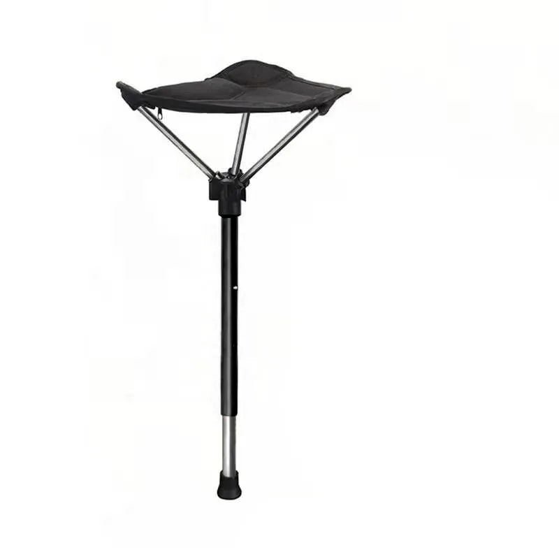 Portable Compact Folding Camping Chair – Ultralight Telescoping Seat Stick with Carry Bag 300 Lb Cap - GiftWave.co