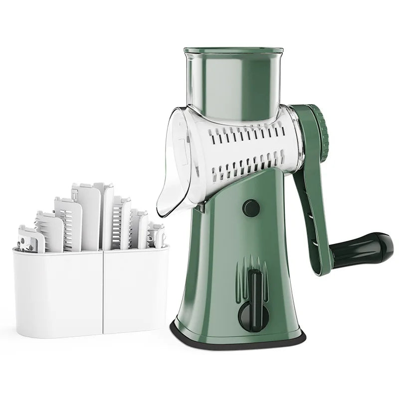 5-in-1 Professional Rotary Grater | Multi-Functional Kitchen Mandoline & Chopper (JT247)