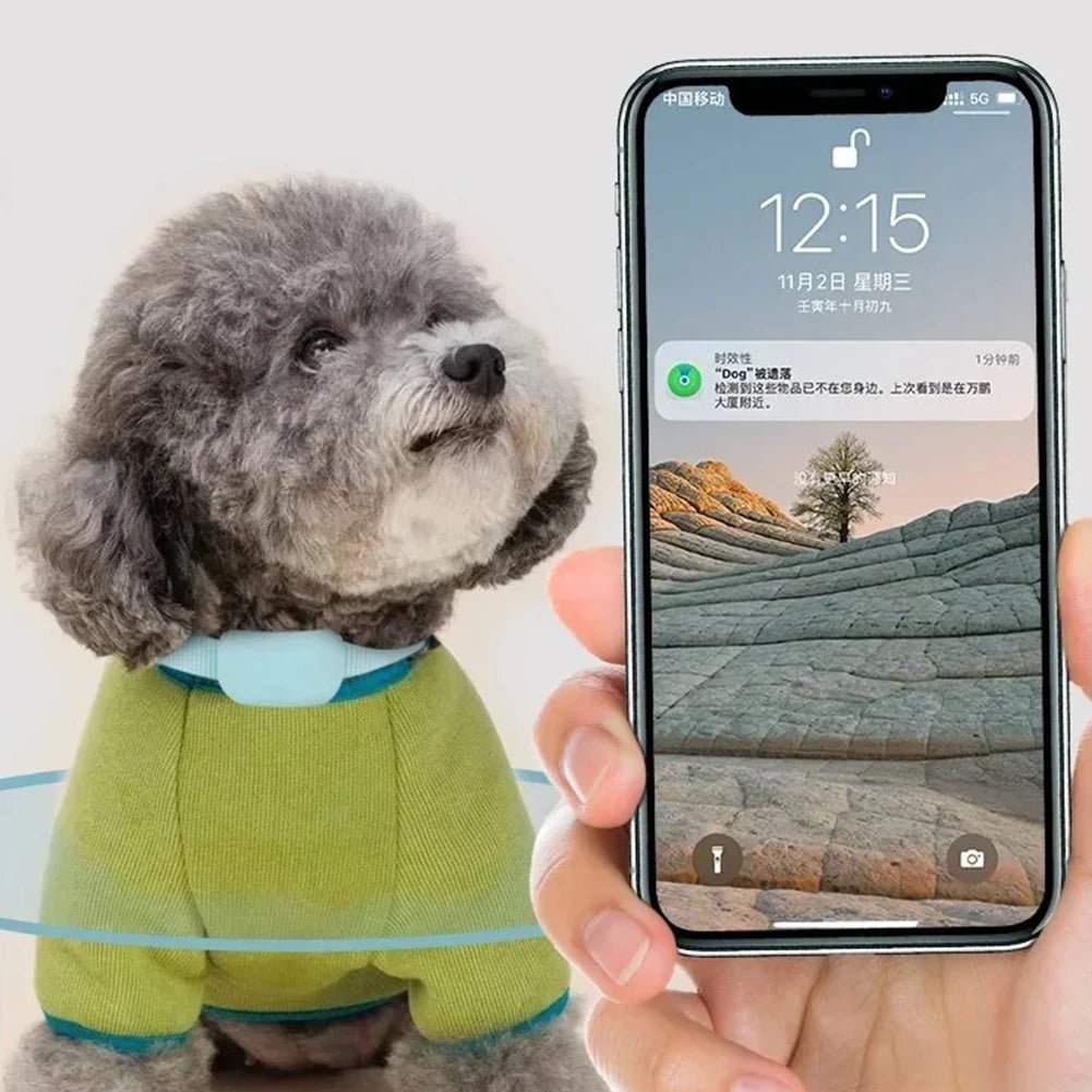 Pet GPS Tracker Adjustable Collar Dog Cat Real - Time Locator No Subscription No SIM 365 - Day Battery - GiftWave.co