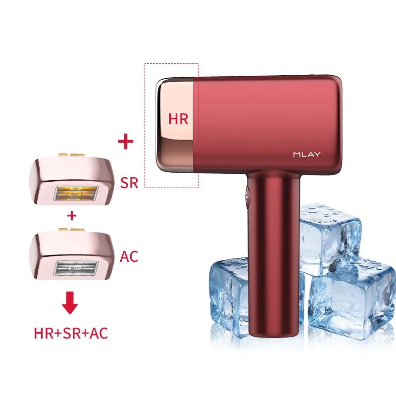 MLAY T14 IPL Hair Removal Device 0.5s Flash Replaceable Lamp Ice Cooling Permanent Epilator Men Women - GiftWave.co