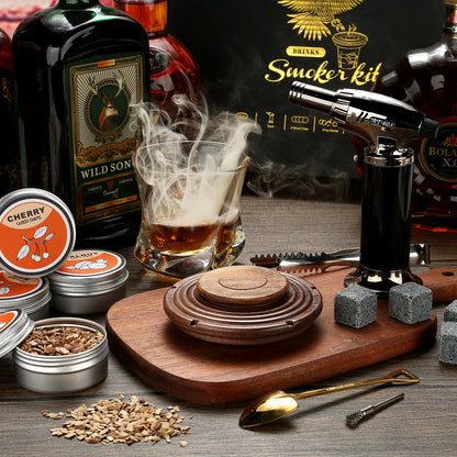 Cocktail Smoker Kit — Old Fashioned Whiskey Smoker Drinks Kit & Cocktail... — View 6