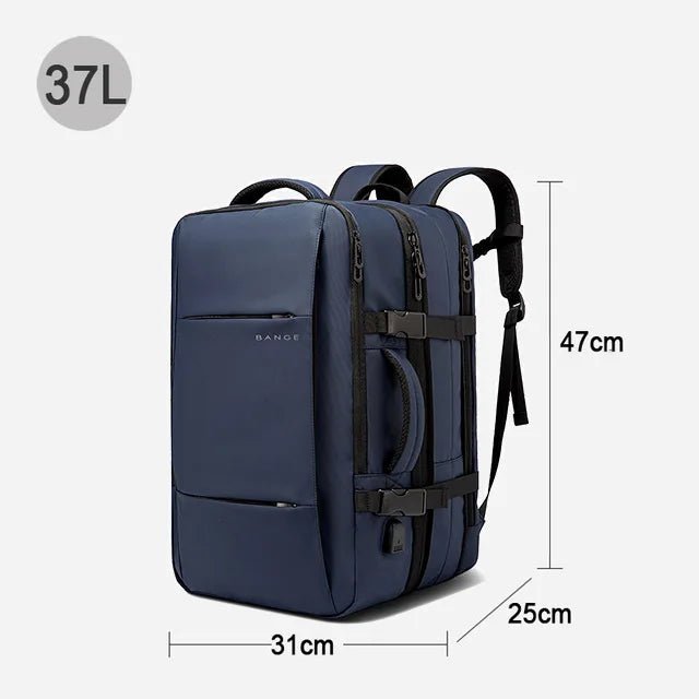 BANGE Travel Backpack Men Business Expandable Large Capacity Laptop Wate... — View 19