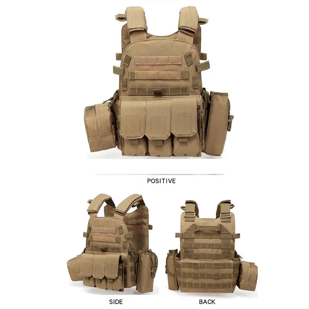 TitanStrike™ Tactical Modular Vest | Professional Hunting & Airsoft Combat Carrier