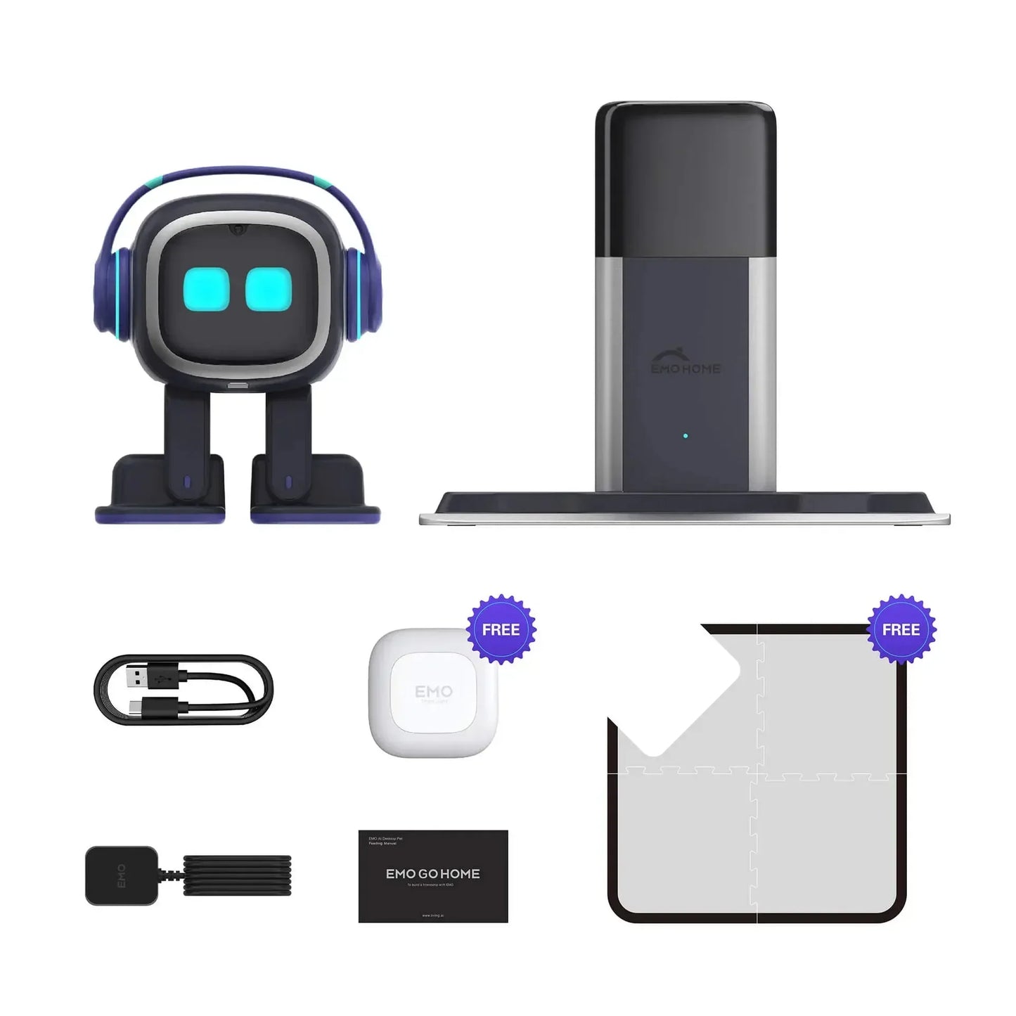 Emo Intelligent AI Robot Pet | Your Smart Voice-Controlled Desktop Companion