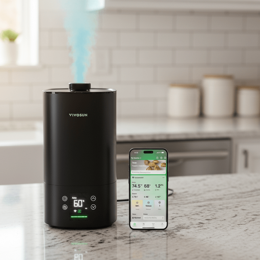 Smart WiFi Plant Humidifier 5L Auto Humidity Sensor App Control Gift for Plant Lovers Houseplants - GiftWave.co