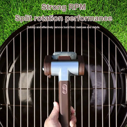 Bristle-Free Electric Roller Grill Cleaner Rechargeable Cordless Safe BB... — View 4
