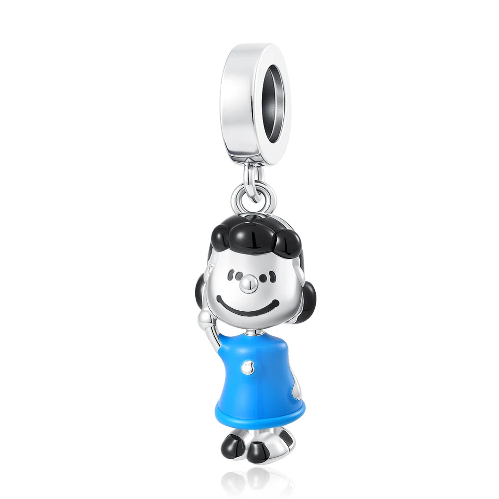 Miniso x Peanuts™ 925 Sterling Silver Snoopy Charm | Popcorn & Watermelon Edition