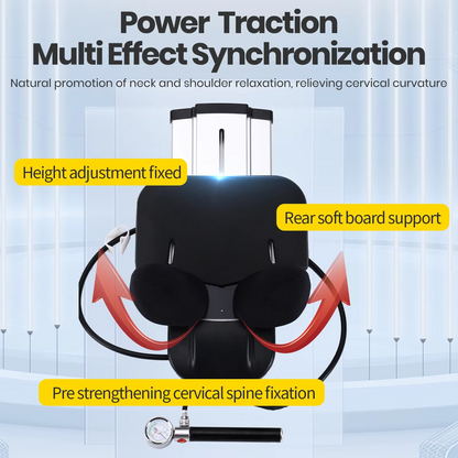 Deluxe Home Cervical Traction Device for Neck Pain Relief and Disk Degeneration Therapy