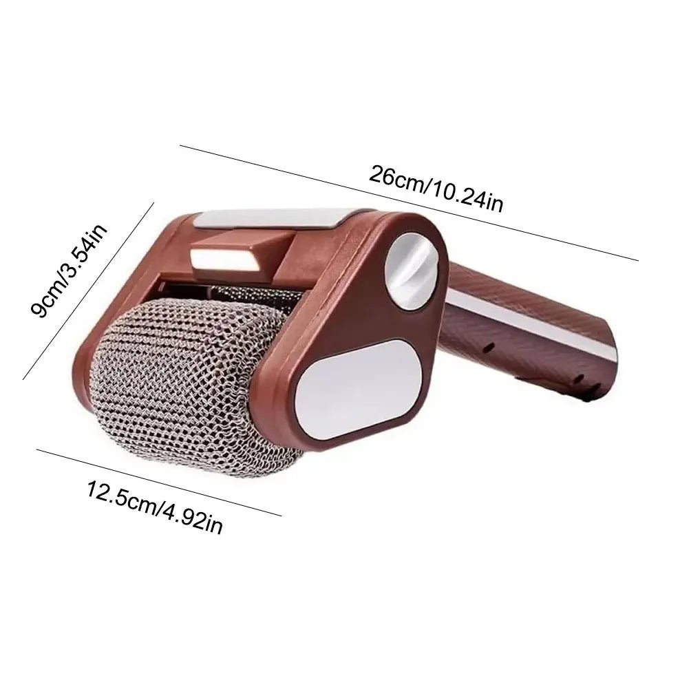 Bristle-Free Electric Roller Grill Cleaner Rechargeable Cordless Safe BB... — View 2