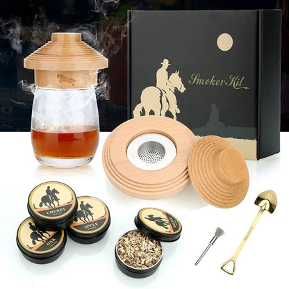 Cocktail Smoker Kit — Old Fashioned Whiskey Smoker Drinks Kit & Cocktail... — View 12