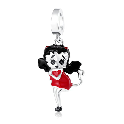 Miniso x Peanuts™ 925 Sterling Silver Snoopy Charm | Popcorn & Watermelon Edition