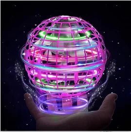 Rechargeable Flying Hover Ball Toy with RGB Lights, Hand-Controlled Floa... — View 7