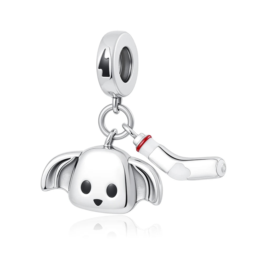 Miniso x Peanuts™ 925 Sterling Silver Snoopy Charm | Popcorn & Watermelon Edition