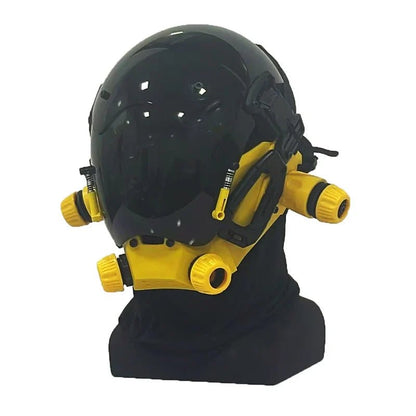 Cyberpunk Mask: Robocop-Style Futuristic Standard Model for Cosplay & Pa... — Gift Idea