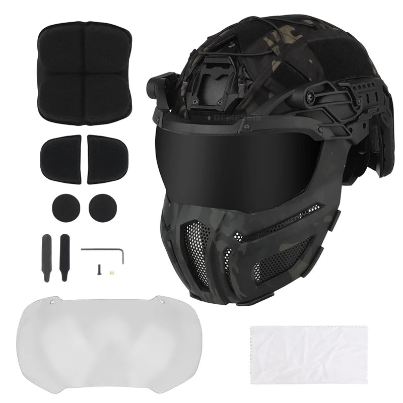 IronStrike FAST Tactical Helmet | High-Impact Airsoft & Wargame Headgear — View 9