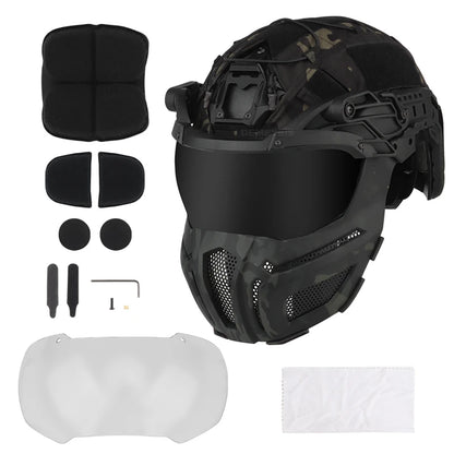 IronStrike FAST Tactical Helmet | High-Impact Airsoft & Wargame Headgear — View 9