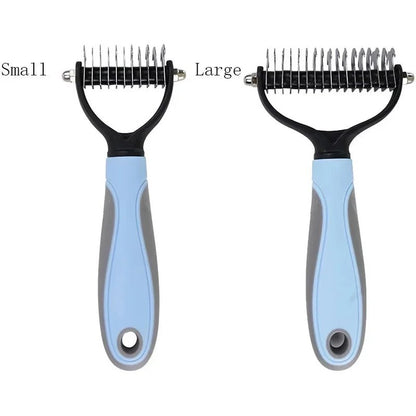 Professional 2 - Sided Pet Grooming Brush – The Ultimate 2 - in - 1 Undercoat Solution - GiftWave.co