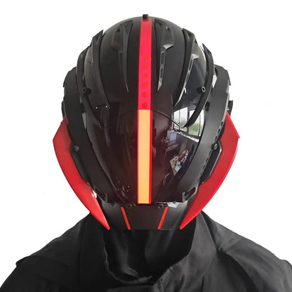 CyberPunk Mask for Men: Cosplay Samurai Mask for Halloween & Music Festi... — View 6