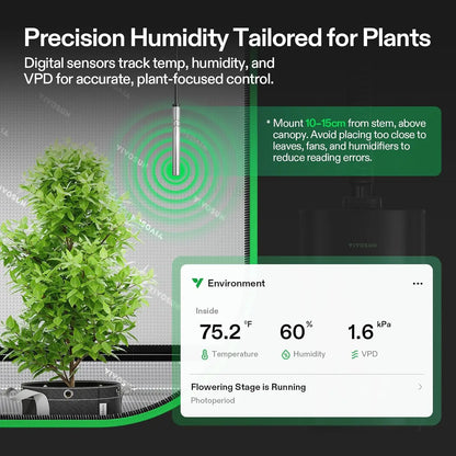 Smart WiFi Plant Humidifier 5L Auto Humidity Sensor App Control Gift for Plant Lovers Houseplants - GiftWave.co