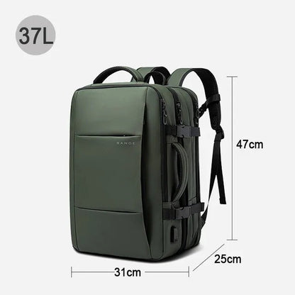 BANGE Travel Backpack Men Business Expandable Large Capacity Laptop Wate... — View 14